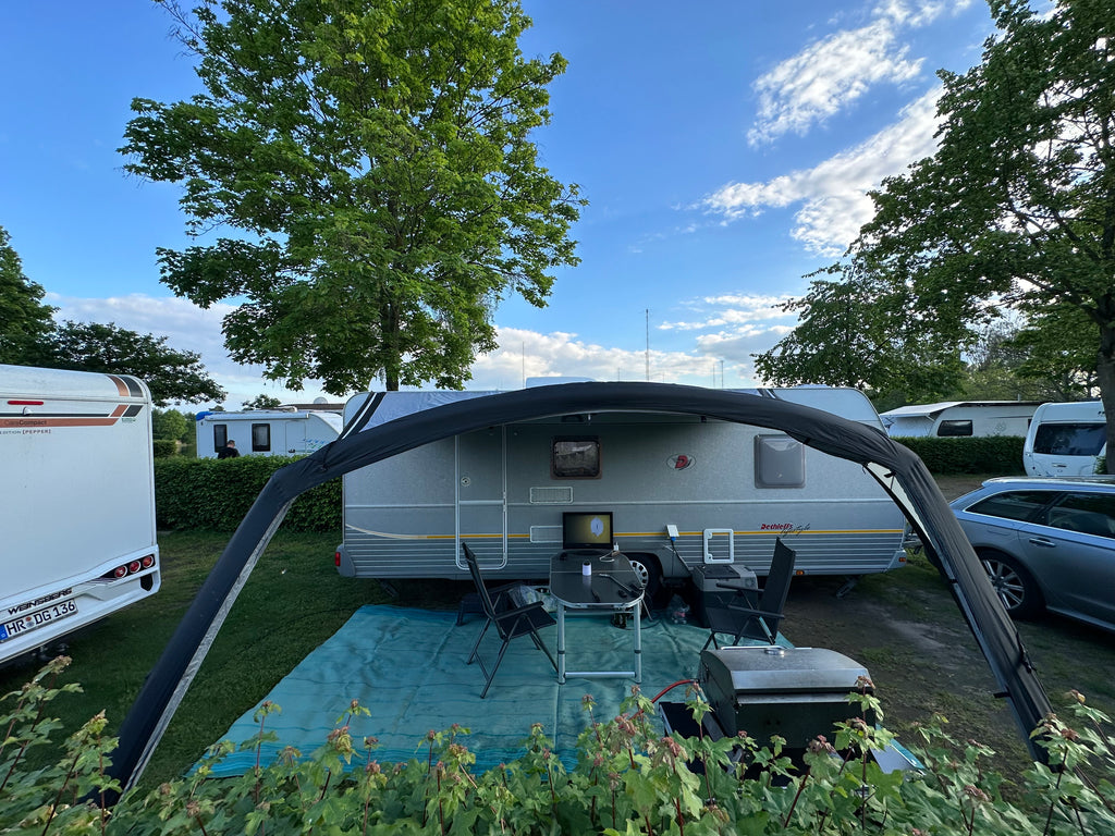 Luftmarkise inkl. Seitenwände (Mieten)