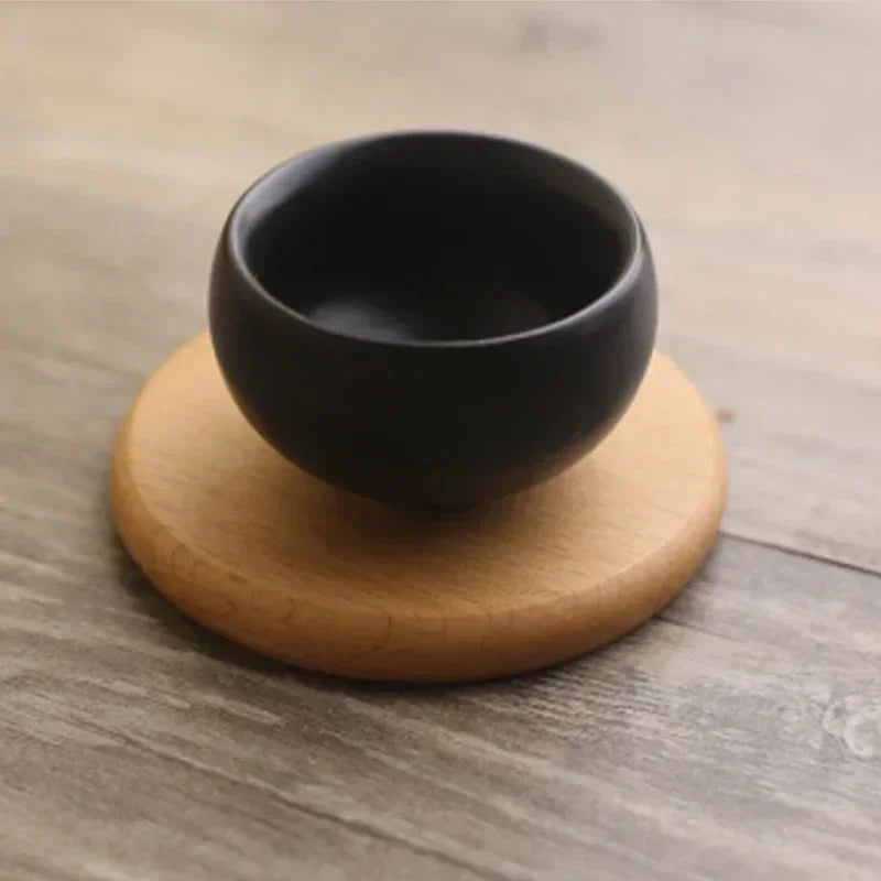 Kaffee Untersetzer aus Holz