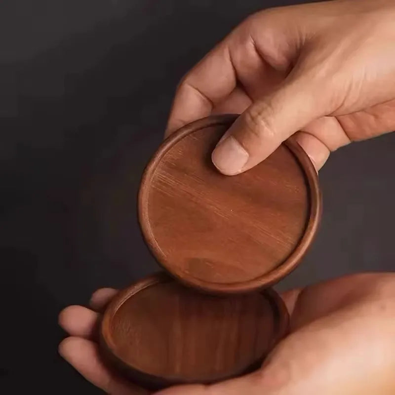 Kaffee Untersetzer aus Holz